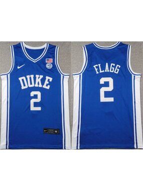 Cooper Flagg Blue Stitched Jersey